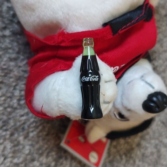 Coca Cola Bean Bag Plush Christmas Decoration With Original Tag - Picture 6 of 12